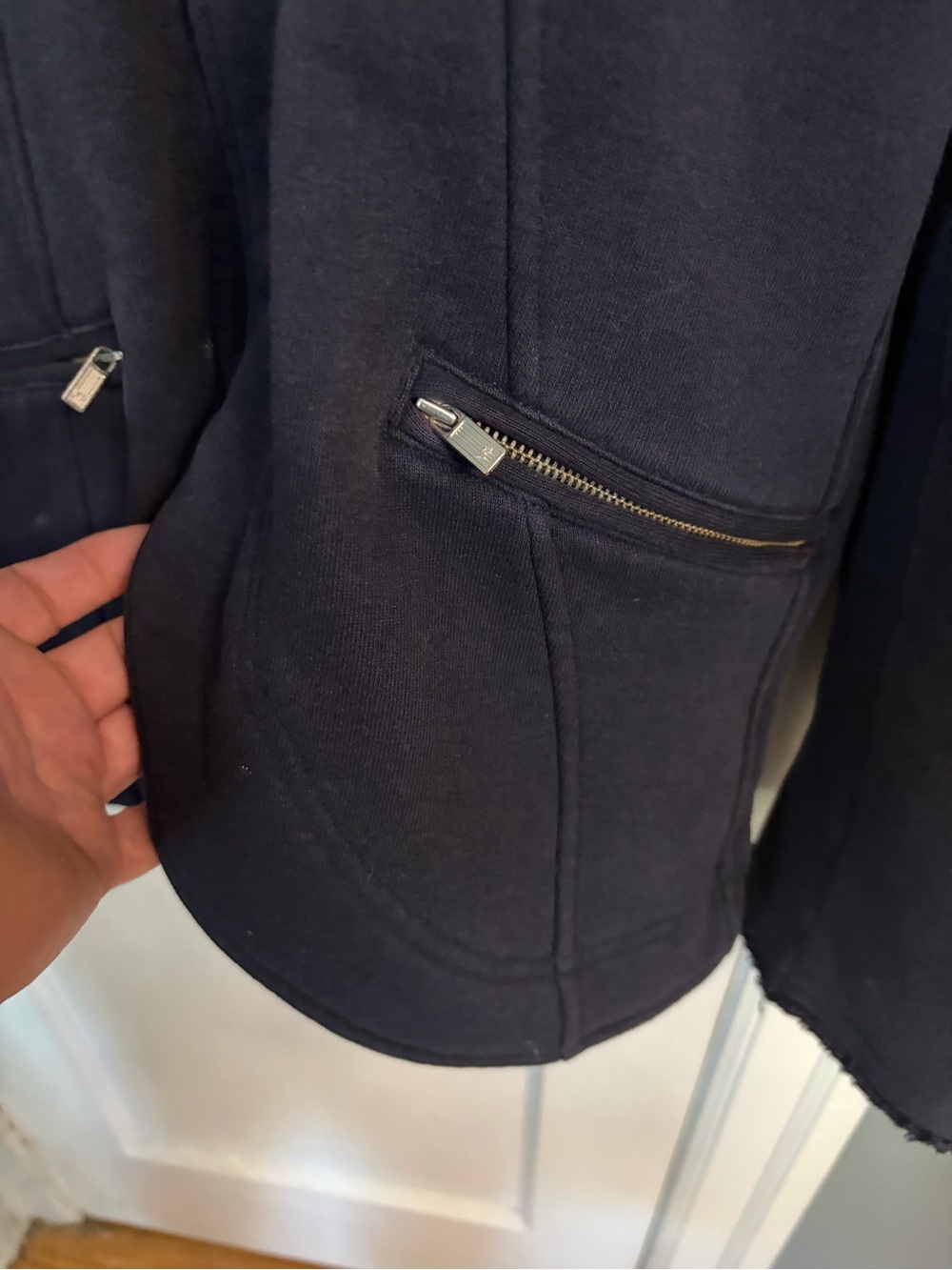 Y-3 Men's Navy Button-Front Jacket - Picture 10 of 14